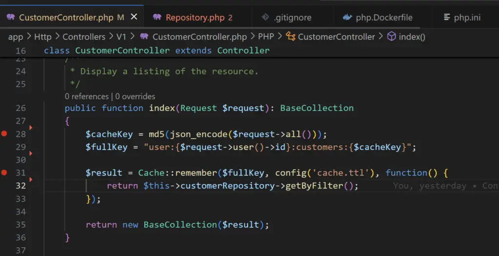 VSCode Breakpoint